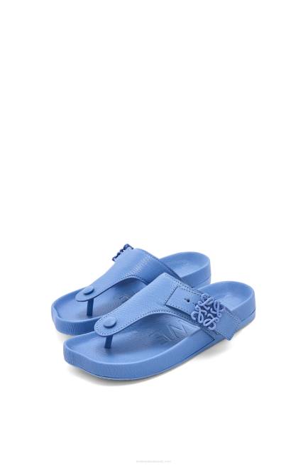 Light Denim Ease toe post sandal in goatskin Loewe 84PR680 Women
