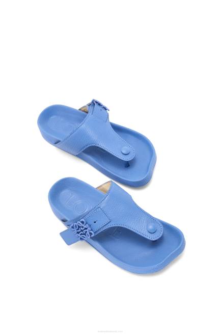 Light Denim Ease toe post sandal in goatskin Loewe 84PR680 Women