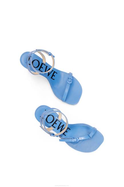 Light Denim Petal stiletto sandal in lambskin Loewe 84PR672 Women