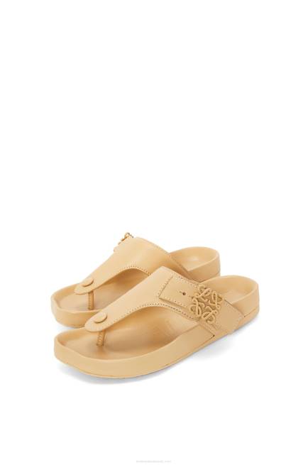 Medium Concealer Ease toe post sandal in goatskin Loewe 84PR683 Women