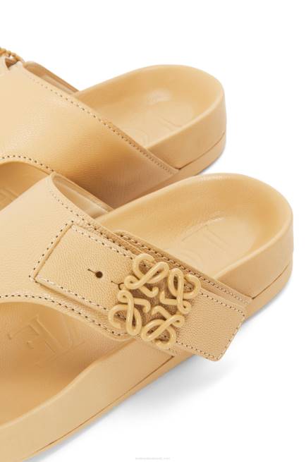 Medium Concealer Ease toe post sandal in goatskin Loewe 84PR683 Women