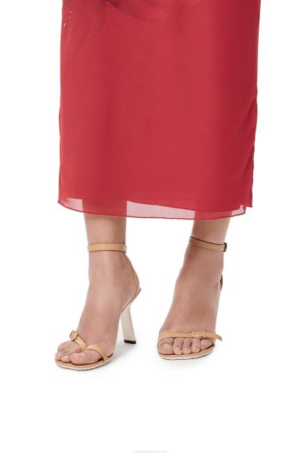 Medium Concealer Petal stiletto sandal in lambskin Loewe 84PR676 Women
