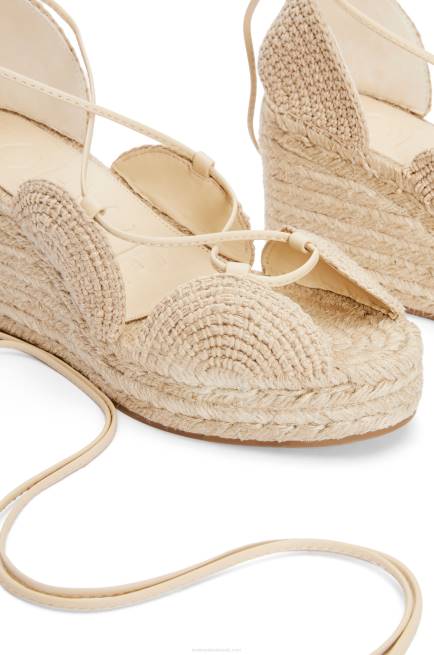 Oat Milk Solar wedge espadrille in jute Loewe 84PR700 Women