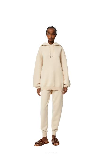 Tan/Natural Anagram woven slide in calfskin Loewe 84PR702 Women