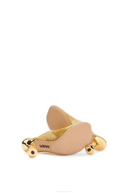Transparent/Gold Toy slide in transparent material Loewe 84PR694 Women