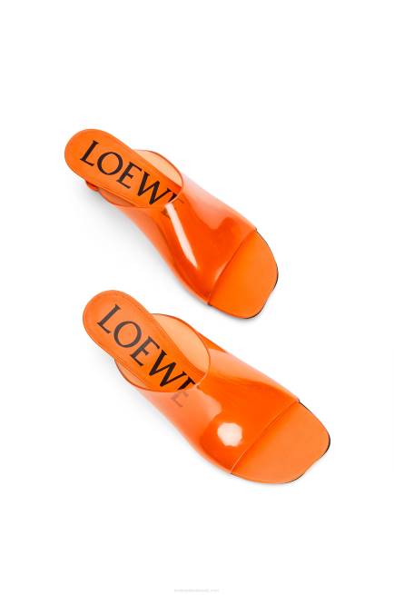 Transparent Orange Toy slide in transparent material Loewe 84PR693 Women