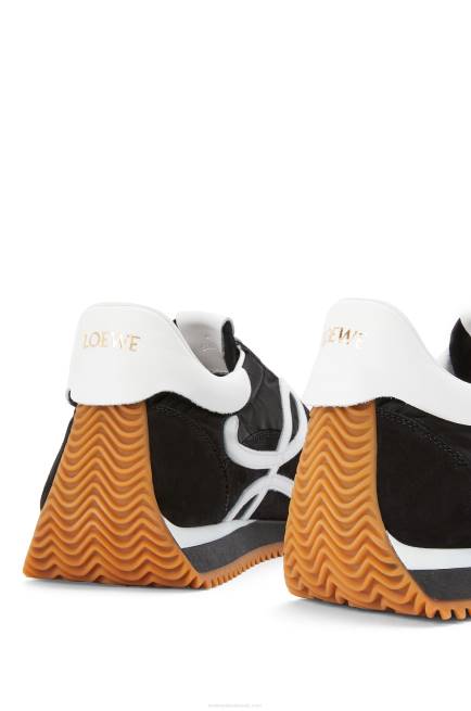 Black/White Flow runner in suede and nylon Loewe 84PR642 Women
