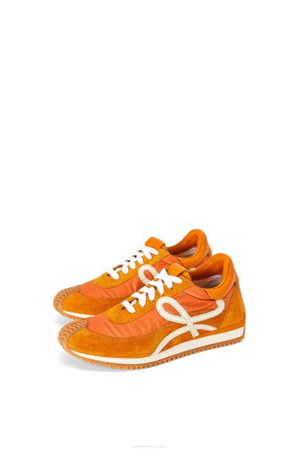 Copper Orange Flow runner in suede and nylon Loewe 84PR648 Women