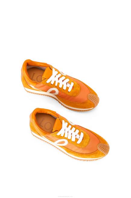 Copper Orange Flow runner in suede and nylon Loewe 84PR648 Women