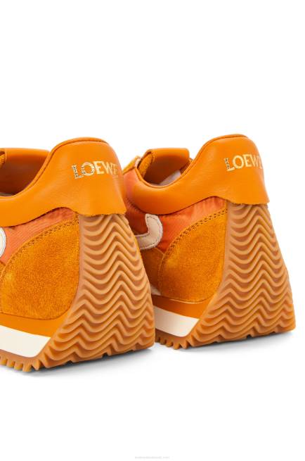 Copper Orange Flow runner in suede and nylon Loewe 84PR648 Women