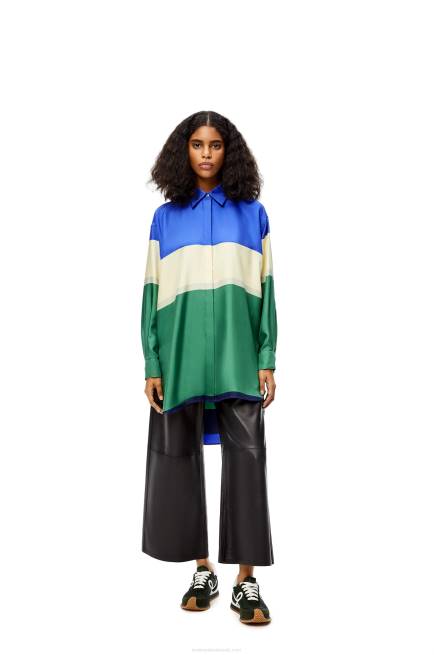 Forest Green Flow runner in suede and nylon Loewe 84PR647 Women
