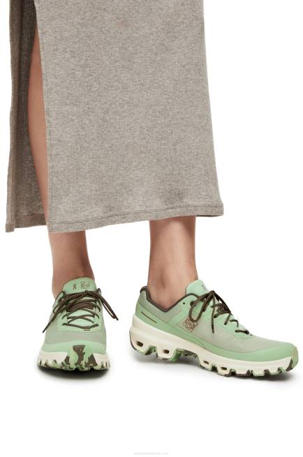 Pale Green Cloudventure running shoe in nylon Loewe 84PR635 Women