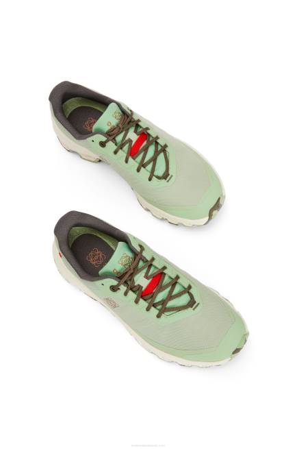 Pale Green Cloudventure running shoe in nylon Loewe 84PR635 Women