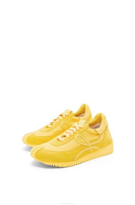 Yellow Flow runner in suede and nylon Loewe 84PR652 Women