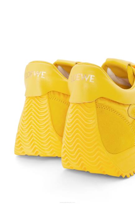 Yellow Flow runner in suede and nylon Loewe 84PR652 Women